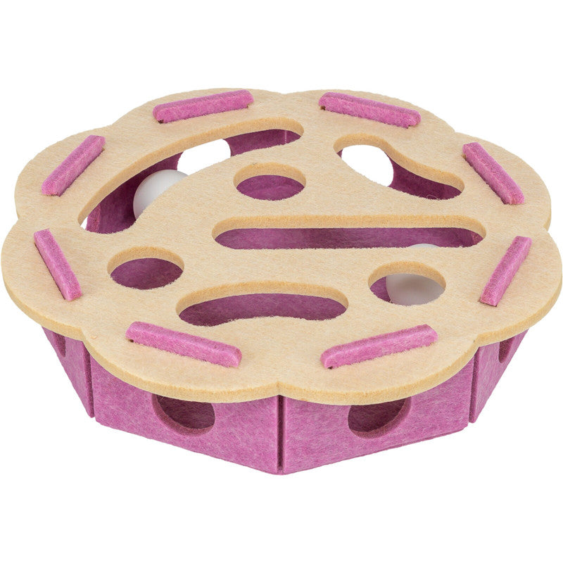 Trixie Whole'n'Roll Flower Filz grau ø 30 × 7,5 cm