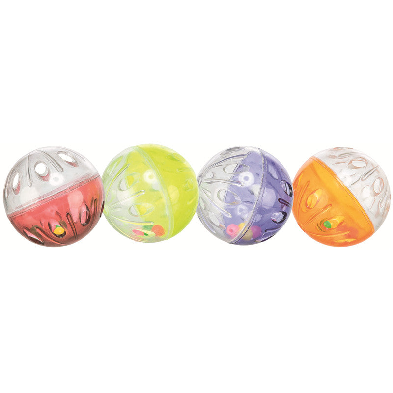 TrixieRasselbälle Set aus Kunststoff ø 4 5 cm