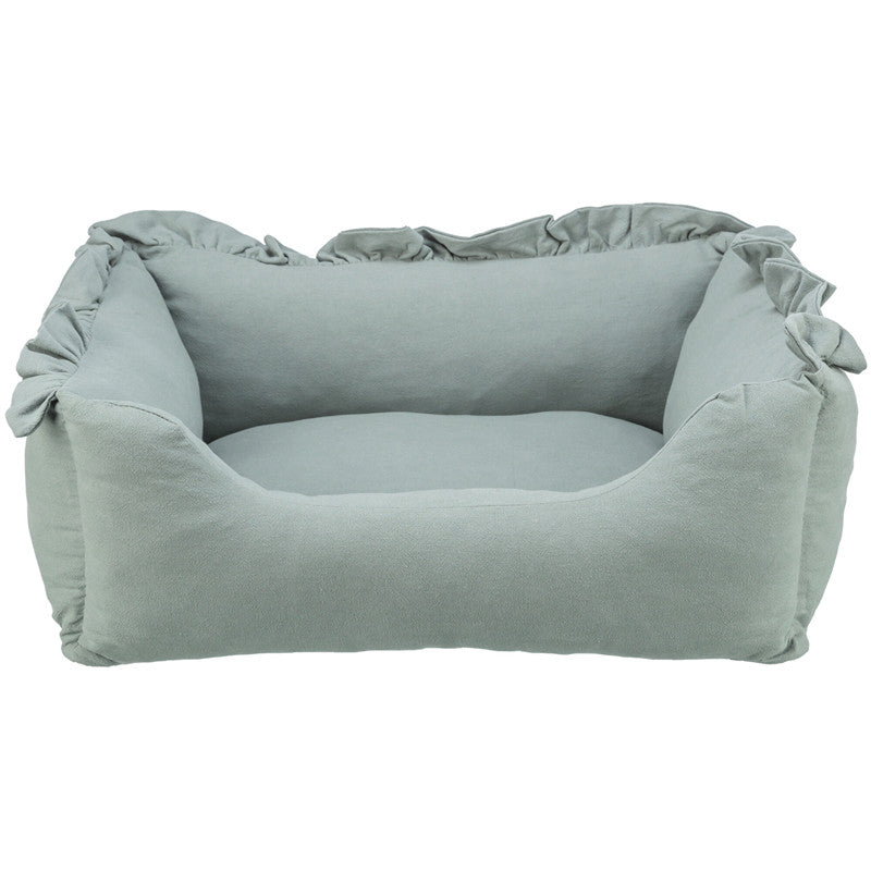 Trx. Dog Bett Amelie eckig salbei 100 × 70cm