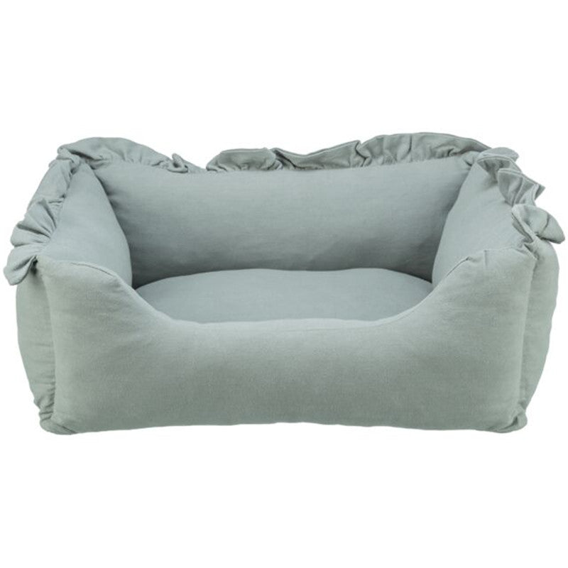 Trx. Dog Bett Amelie eckig salbei 80 × 60cm