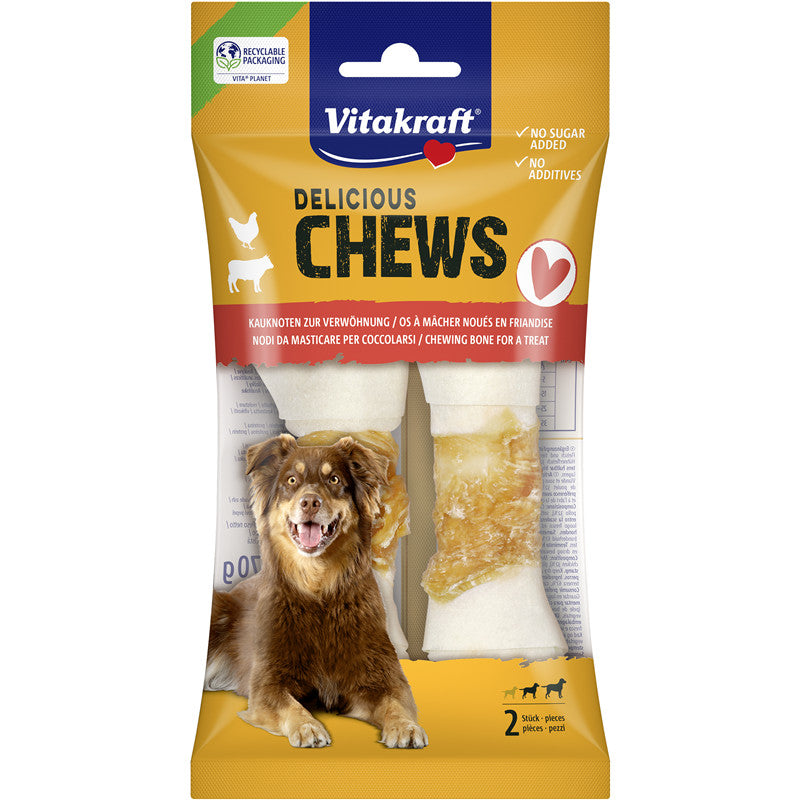 Vitakraft CHEWS deli Kauknoten Huhn Stück M 2
