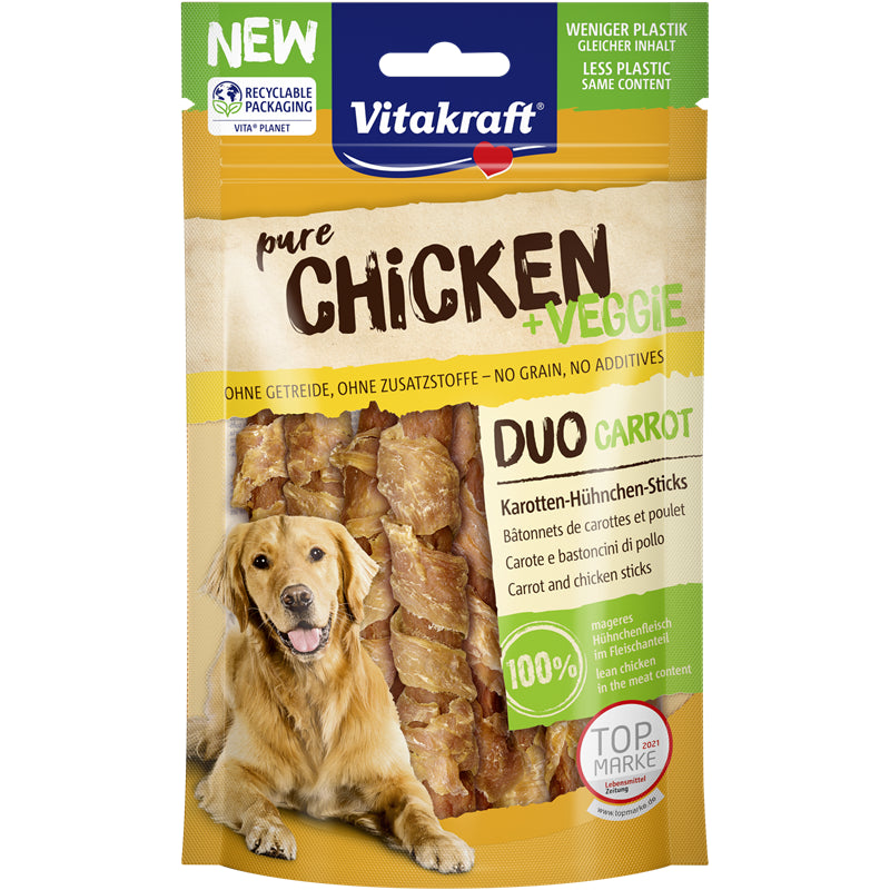 Vitakraft® CHICKEN Veggie Karotte-Hühnchenstick 80 g