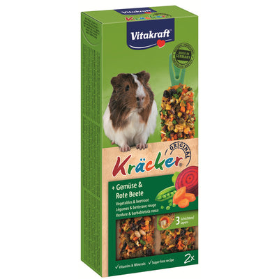 Vitakraft® Kräcker® Gemüse & Rote Beete für Meerschweinchen 2 Stück