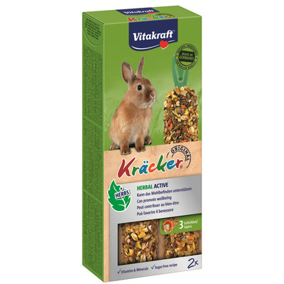 Vitakraft® Kräcker® Herbal Active für Zwergkaninchen 2 Stück