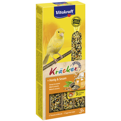 Vitakraft® Kräcker® Honig & Sesam für Kanarien 3 Stück