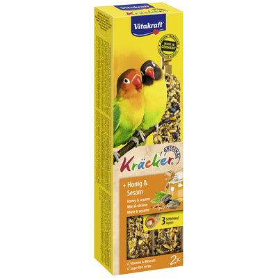 Vitakraft® Kräcker® Honig & Sesam für kleine Papageien 2 Stück