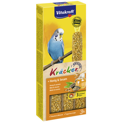 Vitakraft® Kräcker® Honig & Sesam für Sittiche 2 Stück