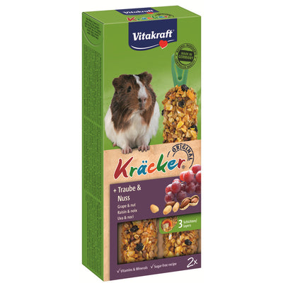 Vitakraft® Kräcker® + Traube & Nuss für Meerschweinchen 2 Stück