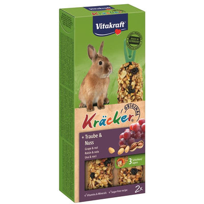 Vitakraft® Kräcker® Traube & Nuss für Zwergkaninchen 2 Stück