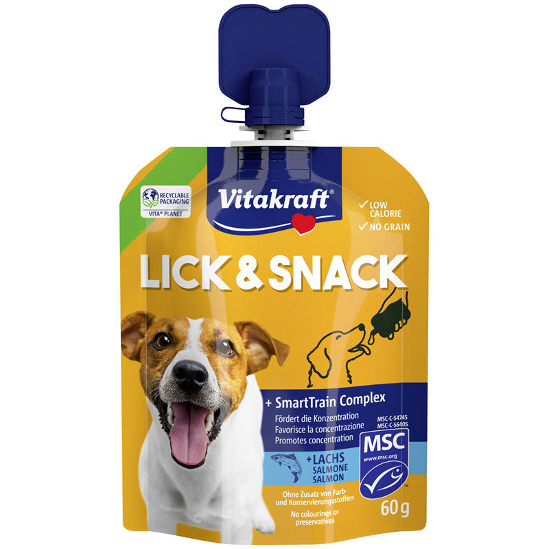 Vitakraft Lick&Snack Train Lachs MSC 60 g