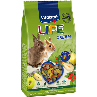 Vitakraft® LIFE Dream für Zwergkaninchen 600 g