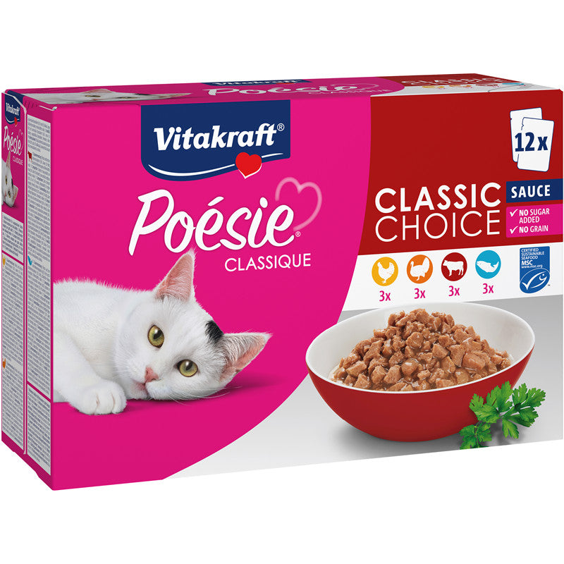 Vitakraft Poésie® Classique Sauce MSC 12 x 85g 1 Stück