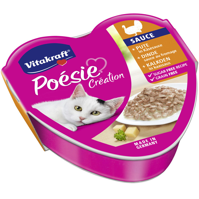 Vitakraft® Poésie® Création + Pute in Käsesauce 85 g