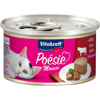 Vitakraft® Poésie® Mousse + Rind 85 g Dose