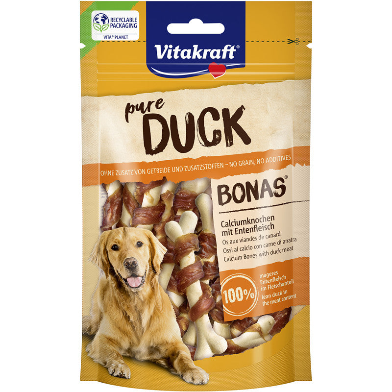 Vitakraft® pure DUCK Bonas® Calciumknochen mit Entenfleisch 80 g