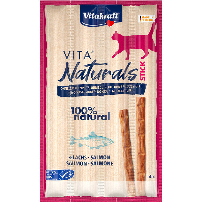 Vitakraft® Vita® Naturals Sticks + Lachs 4 Stück