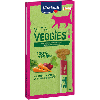 Vitakraft® Vita Veggies® Liquid Karotte + Rote Bete 6 x 15 g