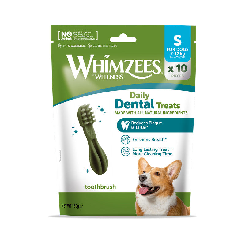 Whimzees Dog Snack Trial Pack Zahnbürste S