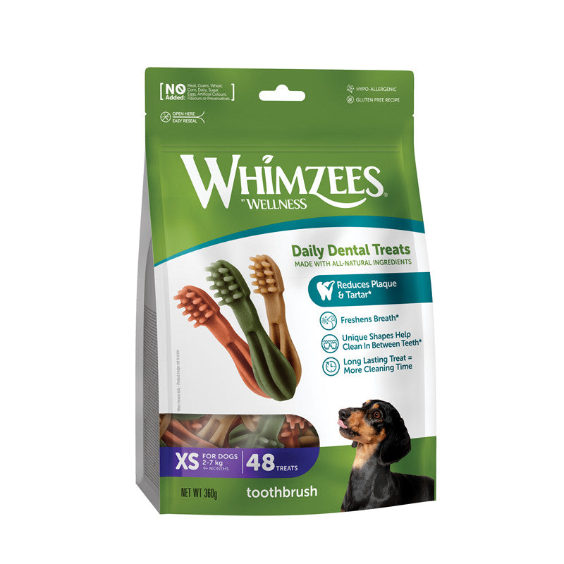 Whimzees Toothbrush/Zahnbürste S 360 g / 48 Stück