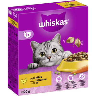 WHISKAS® (1+ Jahre) mit Huhn 800 g