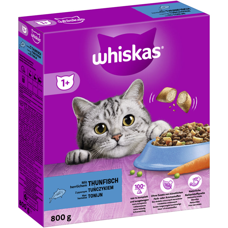 WHISKAS® (1+ Jahre) mit Thunfisch 800 g