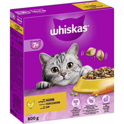 WHISKAS® (7+ Jahre) mit Huhn 800 g