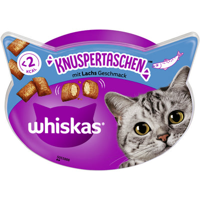 WHISKAS® KNUSPERTASCHEN™ mit Lachs 60 g