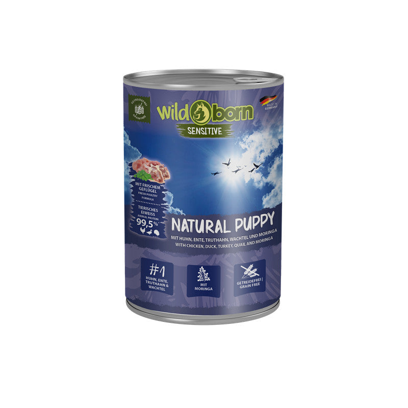 Wildborn Natural Puppy Nassfutter für Welpen 400 g