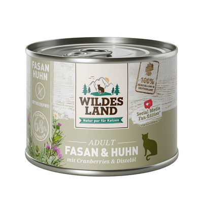 Wildes Land Fasan und Huhn mit Cranberries 200 g