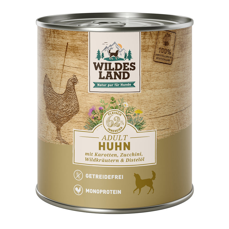 Wildes Land Huhn mit Karotte & Zucchini 800 g