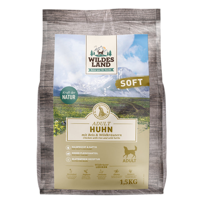 Wildes Land Huhn mit Reis Soft 1,5 kg