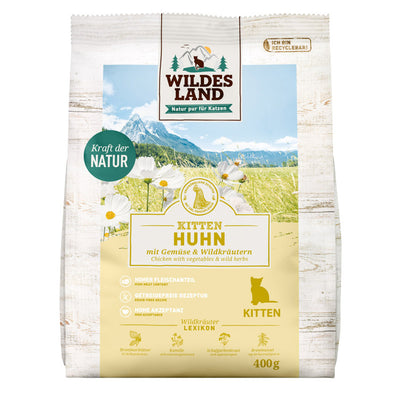 Wildes Land Kitten Huhn 400 g