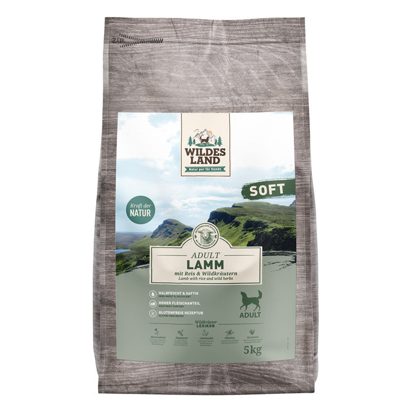 Wildes Land Lamm mit Reis 5 kg