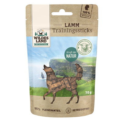 Wildes Land Lamm Trainingssticks 70 g