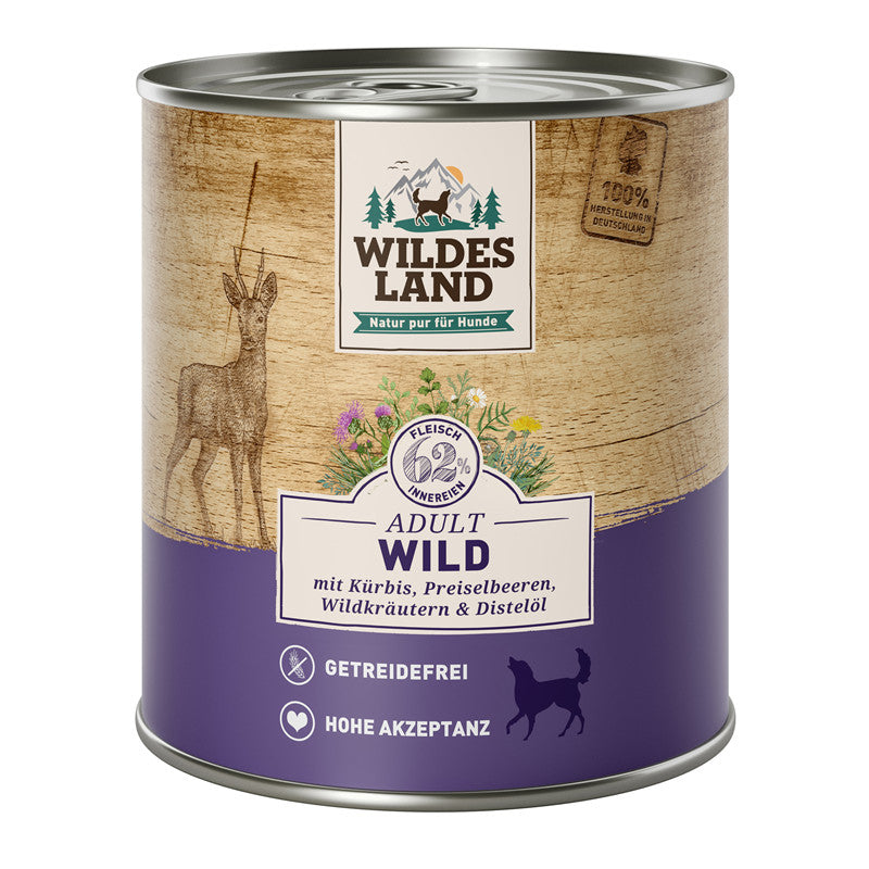 Wildes Land Wild mit Kürbis 800 g