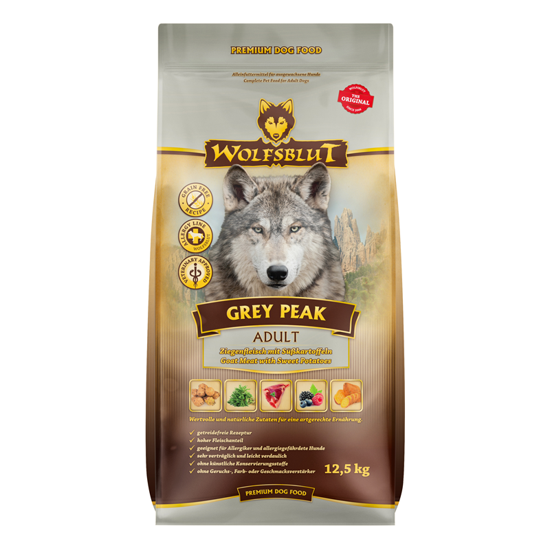 Wolfsblut Grey Peak Ziege & Süßkartoffel 12,5 kg