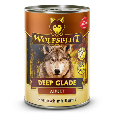 Wolfsblut Hunde Dosen Nassfutter Deep Glade Rothirsch 395 g