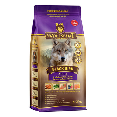 Wolfsblut Hunde Trockenfutter Black Bird Adult Truthahn & Süßkartoffel  2 kg