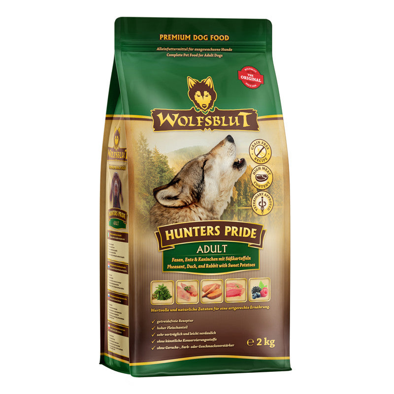 Wolfsblut Hunde Trockenfutter Hunters Pride Fasan & Ente  2 kg