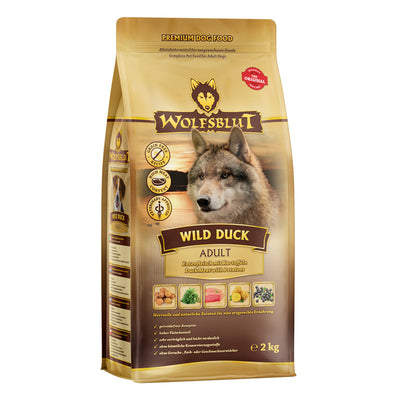 Wolfsblut Hunde Trockenfutter Wild Duck Ente & Kartoffel 2 kg