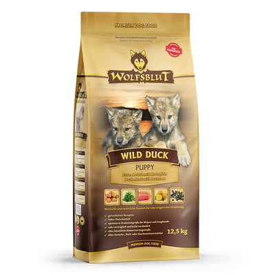 Wolfsblut Hunde Trockenfutter Wild Duck Puppy Ente & Kartoffel 12,5 kg