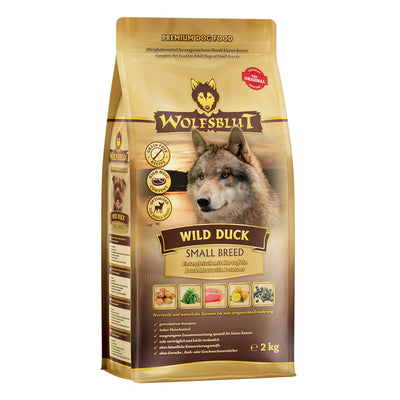 Wolfsblut Hunde Trockenfutter Wild Duck Small Breed Ente & Kartoffel  2 kg