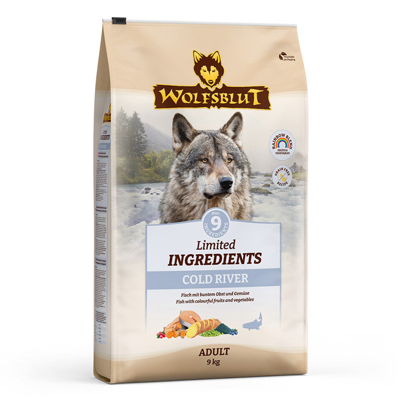 Wolfsblut Limited INGREDIENTS Cold River - Forelle mit Süßkartoffel 9 kg