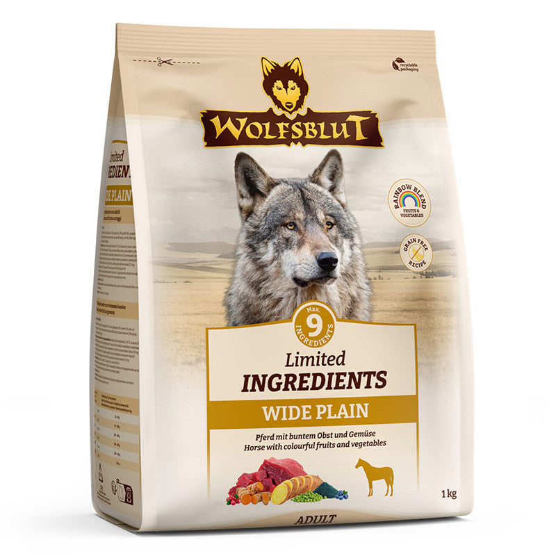Wolfsblut Limited Ingredients Wide Plain Adult - Pferd mit Süßkartoffel 1 kg