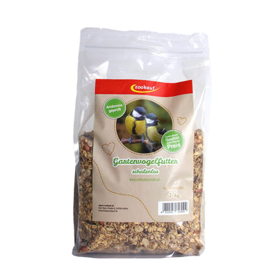 Zookauf Bird Futter Gartenvogel schalenlos 2 kg