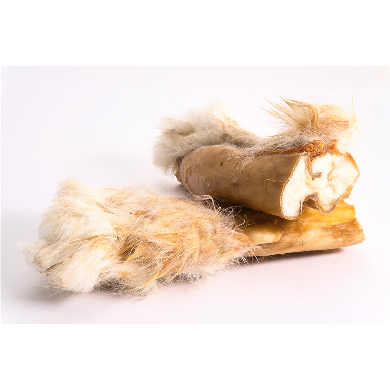 zookauf Dog Snackliebe Kaninchenhaut mit Fell 1 kg