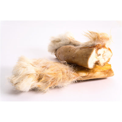 zookauf Dog Snackliebe Kaninchenhaut mit Fell 200 g