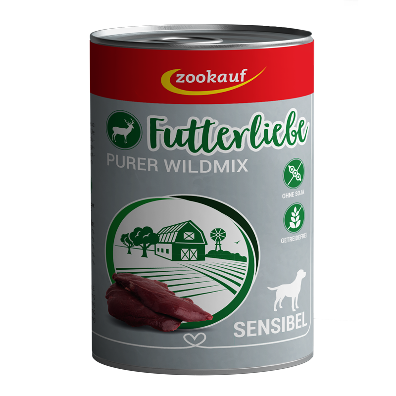zookauf Futterliebe Sensibel Purer Wildmix 400 g