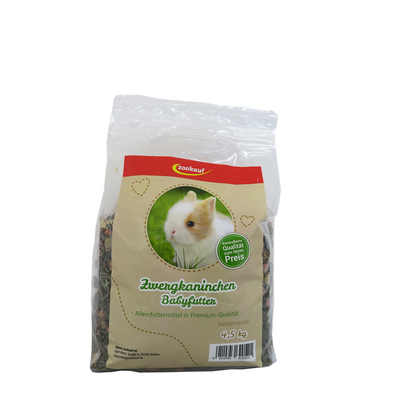 zookauf Nager Futter Premium für Baby Zwergkaninchen 4,5 kg
