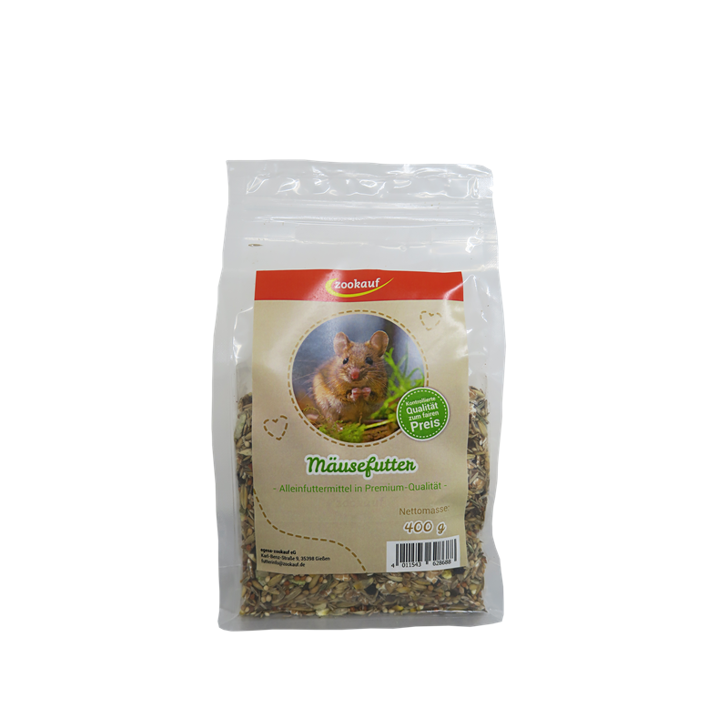 zookauf Nager Futter Premium für Mäuse 400 g